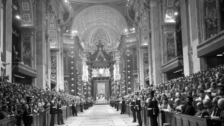 A Igreja tal como a conhecemos hoje é fruto do Concílio, realizado entre 1962 e 1965 (foto da Basílica de S. Pedro)