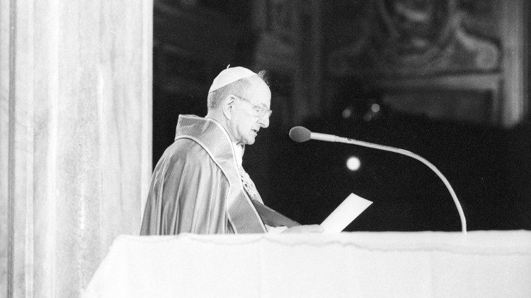 VI. Pál pápa Aldo Moro temetési szertartásán