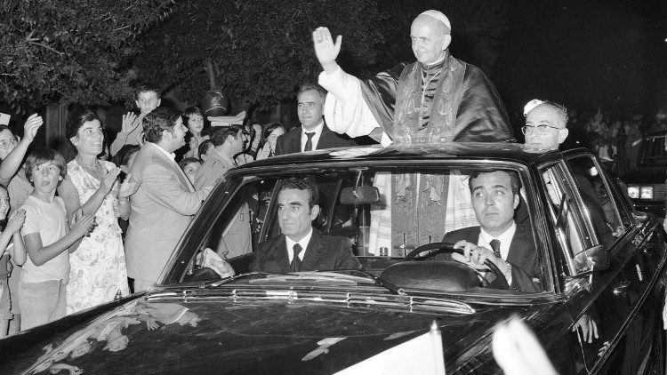Papa Montini in visita a Roccasecca nel 1974
