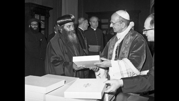 Shenouda III. und Paul VI.