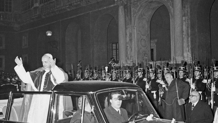 O Papa Paulo VI na Terra Santa - 4 de janeiro de 1964