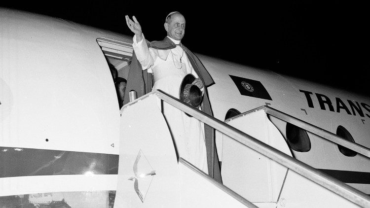 Paulo VI foi o primeiro Pontífice a visitar o continente americano
