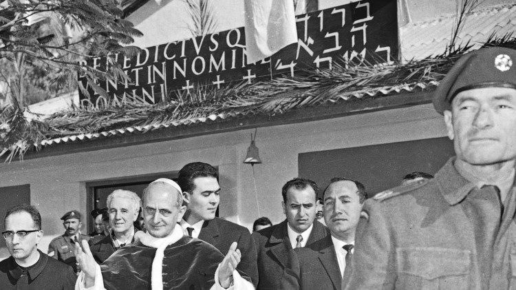 Papa Paolo VI  in Pellegrinaggio in Terra Santa nel 1964