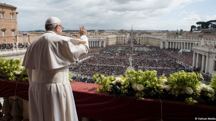 Ferenc pápa 2018 Húsvétvasárnap áldását adta Rómára és a földkerekségre