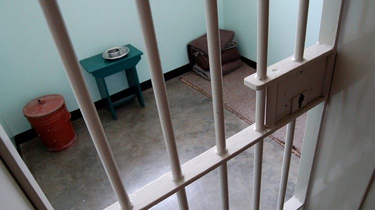 Cela para reclusos na Cadeia de Robben Island