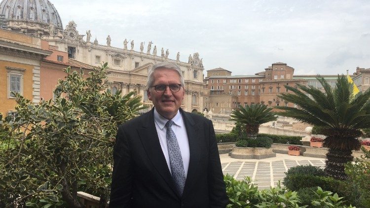 Thomas Sternberg bei einem Besuch in Rom