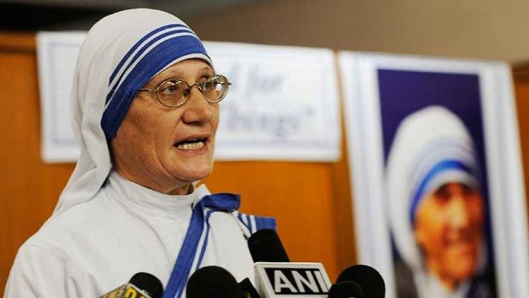 Sister Mary Prema, the superior general of the Missionaries of Charity (MC) sisters of Mother Teresa. 