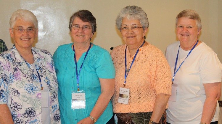Sr. Imelda Poole IBVM (2nd from left).
