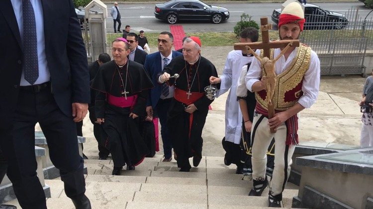 Kardinalstaatssekretär Parolin am Freitag in Montenegro