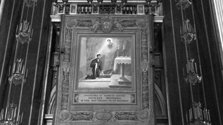 Image used during the Beatification ceremony of Nunzio Sulprizio in 1963