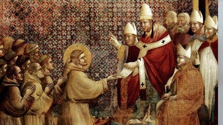 Св.Франциск иска индулгенция от папа Хонорий III