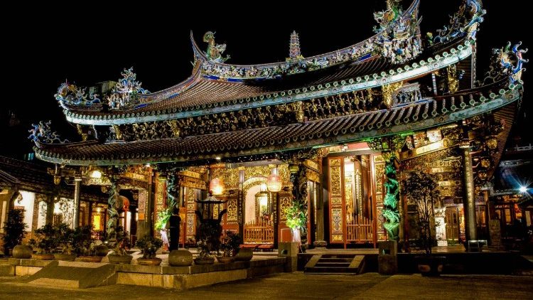 Taoistyczna świątynia Bao’an w Tajpej na Tajwanie