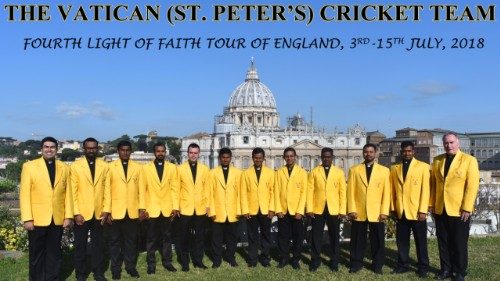 Сборная Ватикана по крикету отправилась в тур по Англии