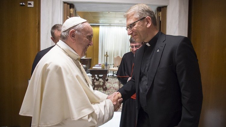 Pope Francis meets in the Vatican with WCC General Secretary Rev. Olav Fykse Tveit