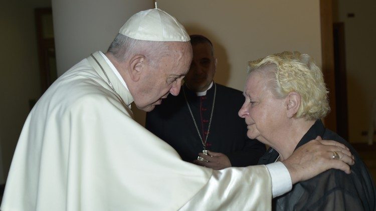 Roseline Hamel u Papieża Franciszka