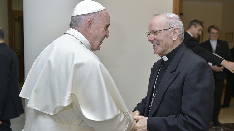 Nunzio Galantino püspök Ferenc pápával