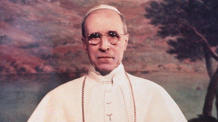 Papst Pius XII. in einer undatierten Aufnahme