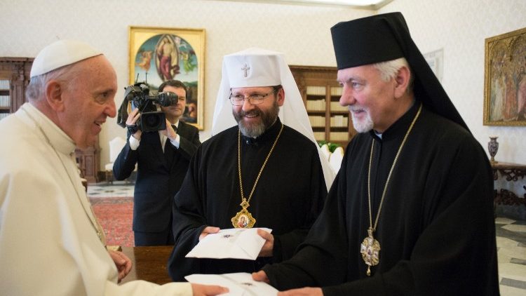 Ukraińscy biskupi greckokatoliccy u Papieża