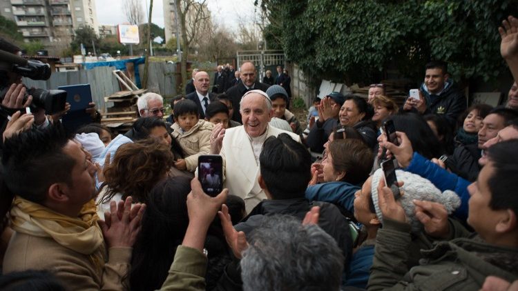 Papa Francisco em visita a campo de refugiados (12/01/2018)