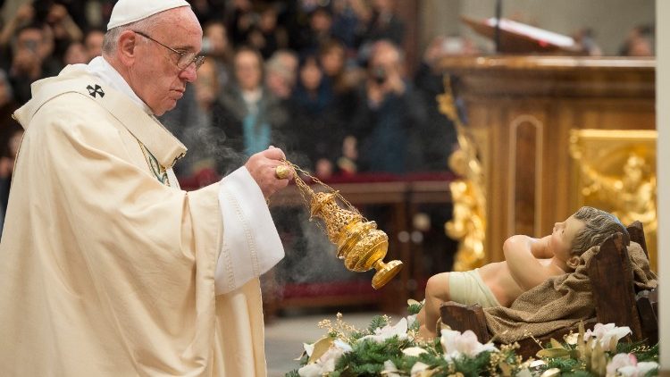 Papa Francisco durante celebração da Epifania do Senhor