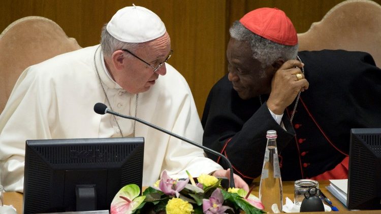 Pope Francis and Cardinal Peter Turkson 