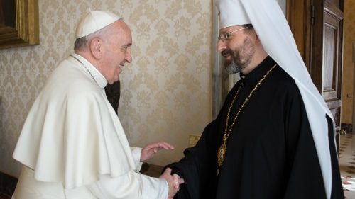 Papa domenica alla comunità ucraina di Roma: Shevchuk, passo importante per pace