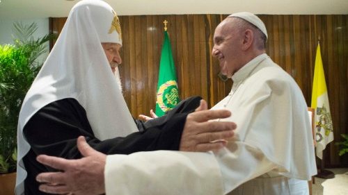 Il y a quatre ans, le Pape François rencontrait le Patriarche Kirill de Moscou
