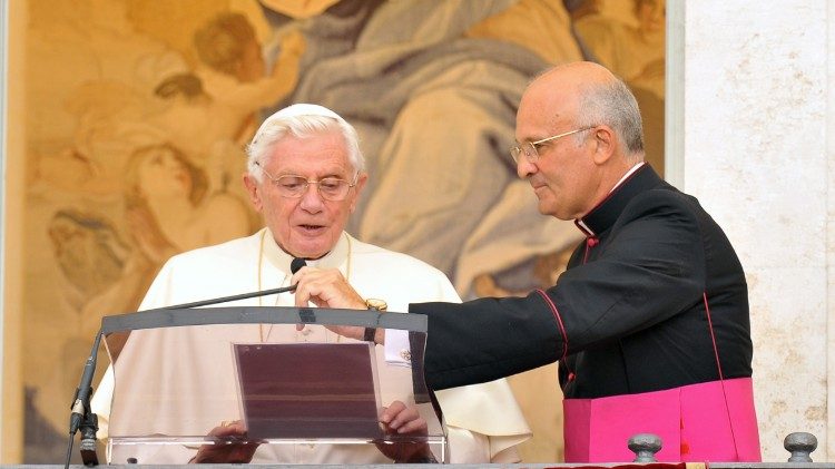 Benedikt XVI. und Alfred Xuereb