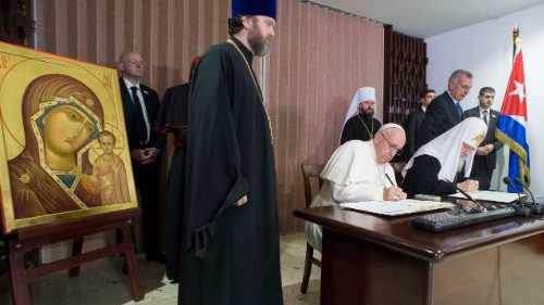 Hace 5 años el encuentro del Papa con el Patriarca Kiril en Cuba