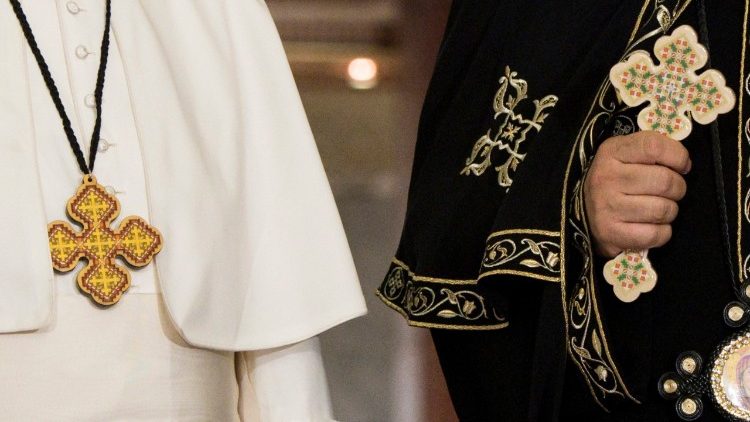 Påven Franciskus och kristna kopter 