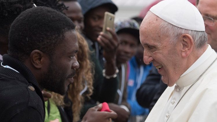 Spotkanie Papieża z migrantami