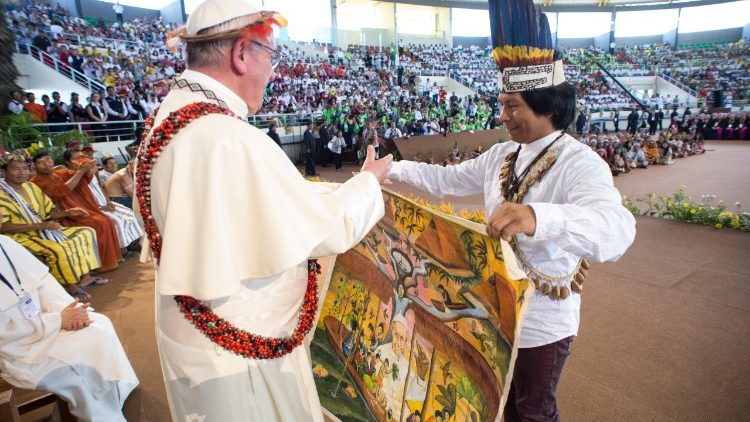 L'incontro del Papa con i popoli dell'Amazzonia