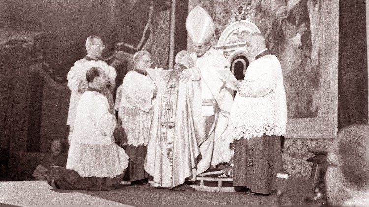 Cardinal Josef Beran and Pope Paul VI