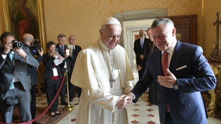 Papa Franjo i jordanski kralj Abdullah II. 