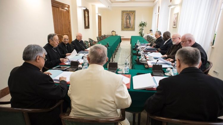 Conselho dos Cardeais com o Papa Francisco