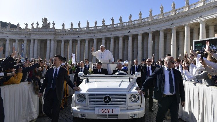 Pope in the Vatican's St. Peter's Square