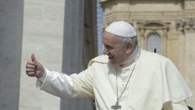 Le Pape François lors de l'audience générale du mercredi 30 mai 2018.