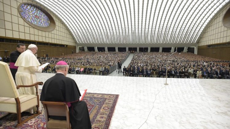 Папа Франциск прие ръководителите и служителите на Полицейското управление на Рим и Централната дирекция по здравеопазването