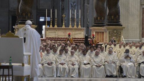 Misa del Papa Francisco con los Misioneros de la Misericordia