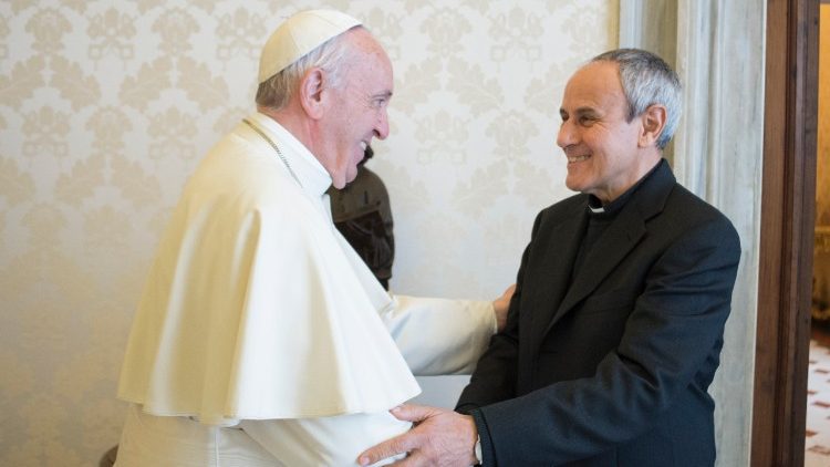 Encuentro entre el papa Francisco y el Padre Julián Carron