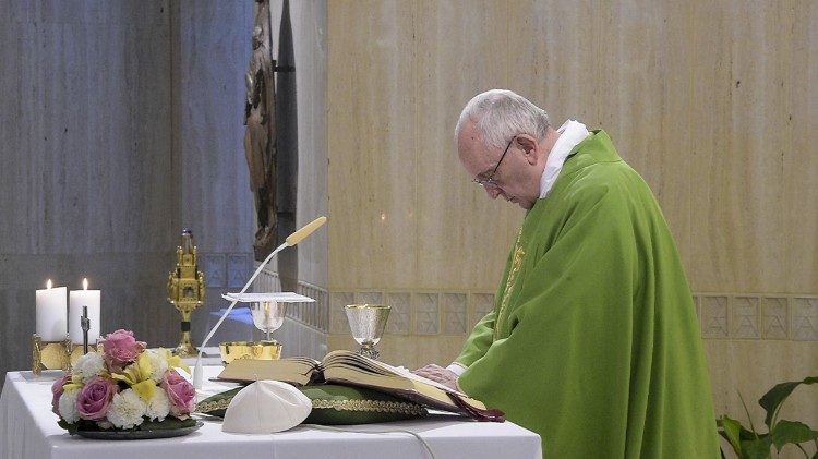 Missa do Papa na Casa Santa Marta (foto de arquivo)