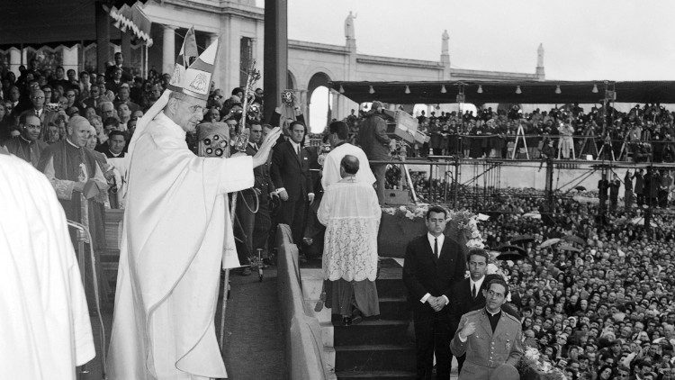 1967 05 13 Viaggio apostolico Portogallo, Papa Paolo Vi a Fatima