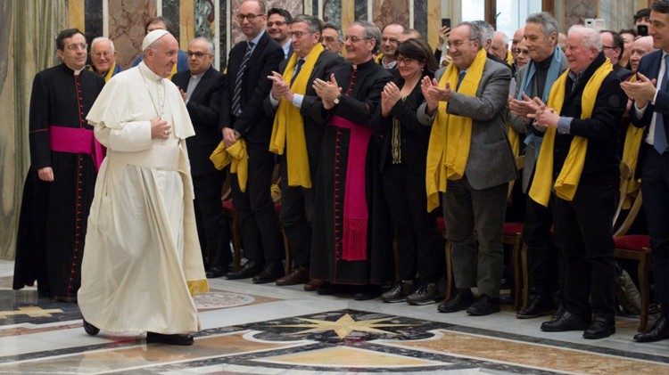 Udienza di Papa Francesco alla Consulta Nazionale Antiusura il 3 febbraio 2018