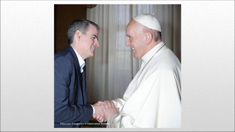 Rafael Luciani und Papst Franziskus