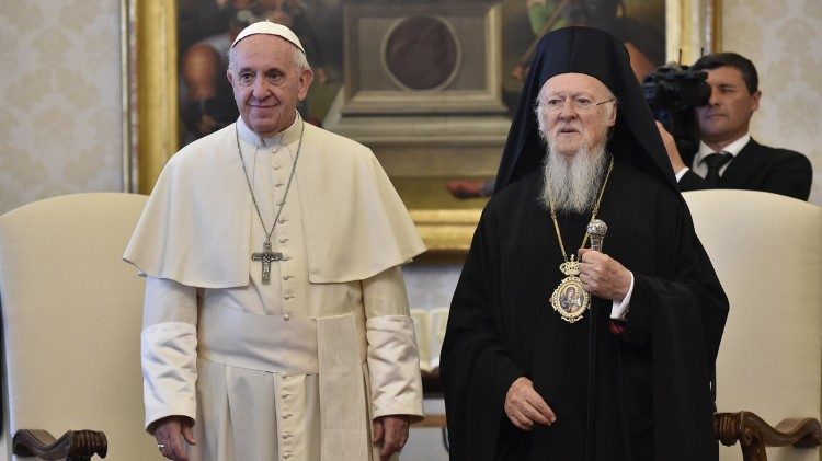 2018.05.26 Papa Francesco Udienza Sua Santità Bartolomeo I, Patriarca Ecumenico di Costantinopoli