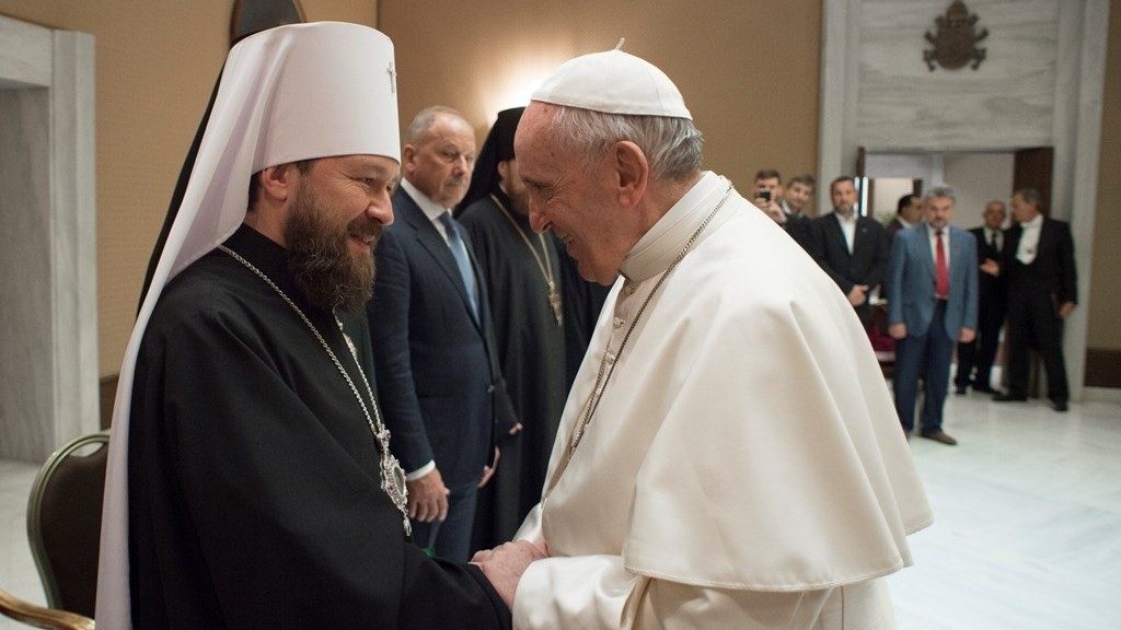 Pope to Russian Orthodox delegation: 'Path of unity leads to peace'