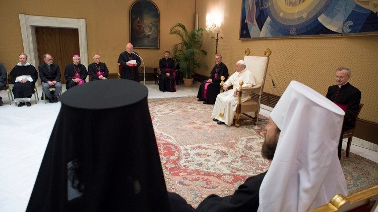 El Papa y la Delegación del Patriarcado Ecuménico de Rusia