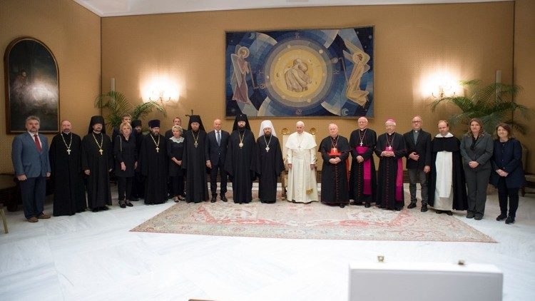 Papež Frančišek je v sredo, 30. maja sprejel delegacijo moskovskega patriarhata