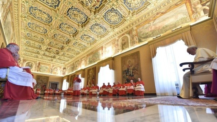 2018.05.19 Concistoro per Cause dei Santi Vaticano Papa Francesco