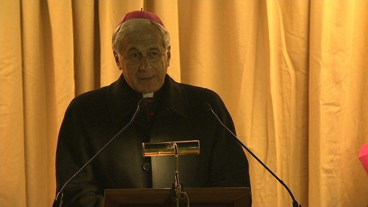 Mgr Renato Boccardo, évêque de Spoleto-Norcia en Ombrie.